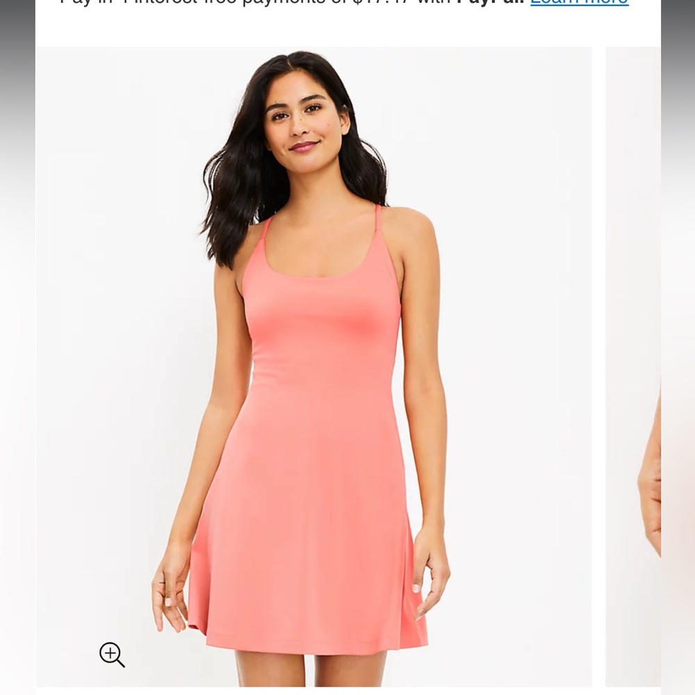 NWOT Lou & Grey Luvstretch Tennis Dress MEDIUM